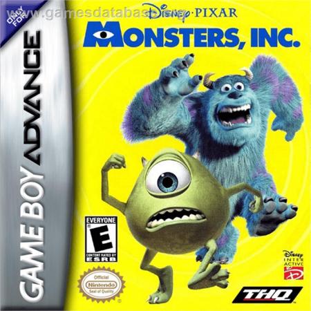 Cover Monsters Inc. for Game Boy Advance